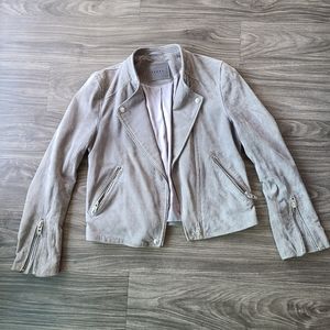 Blank Nyc Suede moto jacket